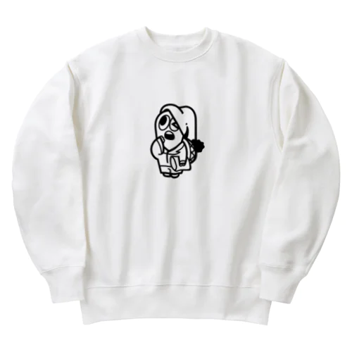 かわいい変なやつ Heavyweight Crew Neck Sweatshirt