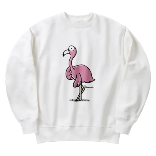 フラミンゴ Heavyweight Crew Neck Sweatshirt