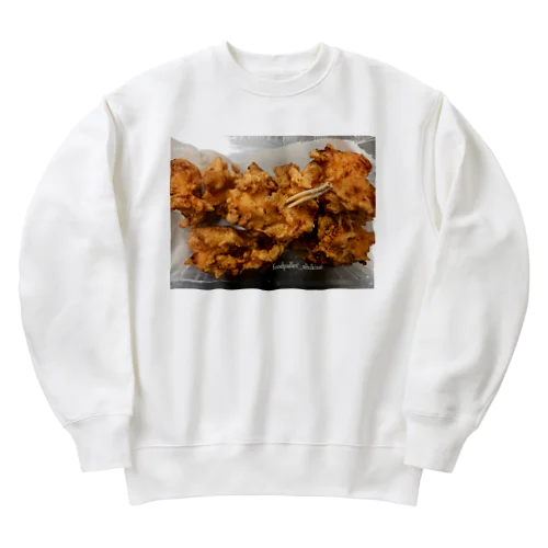 フードパレット色彩の唐揚げ Heavyweight Crew Neck Sweatshirt