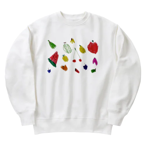 ぼくのすきなふるーつ。 Heavyweight Crew Neck Sweatshirt