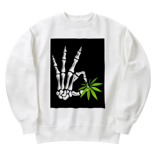 スカル Heavyweight Crew Neck Sweatshirt