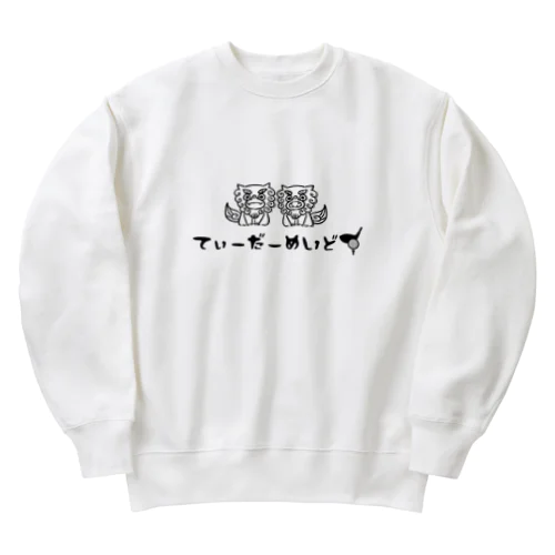 てぃーだーめいどゴルフ Heavyweight Crew Neck Sweatshirt