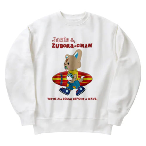 サーフィンじぇきずぼ Heavyweight Crew Neck Sweatshirt