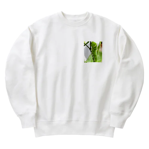 キラキラ青虫 Heavyweight Crew Neck Sweatshirt