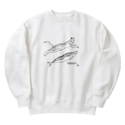 サバねこ Heavyweight Crew Neck Sweatshirt