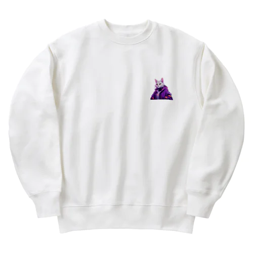 パンクビビッド・ピエロキャット2 Heavyweight Crew Neck Sweatshirt