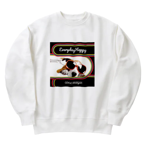 ハッピービーグル Heavyweight Crew Neck Sweatshirt