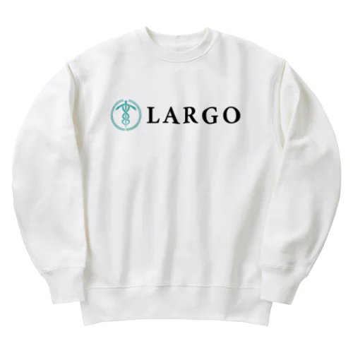 NPO法人LARGO 公式ロゴアイテム（横） Heavyweight Crew Neck Sweatshirt