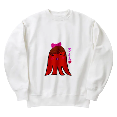 お姉さんウィンちゃんとハートちゃん Heavyweight Crew Neck Sweatshirt