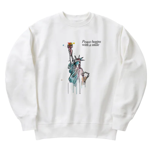 Ms.liberty  Heavyweight Crew Neck Sweatshirt