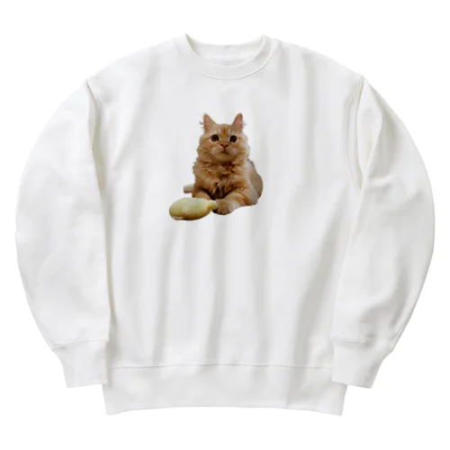 サイベリアンのシンバ(4ヶ月) Heavyweight Crew Neck Sweatshirt