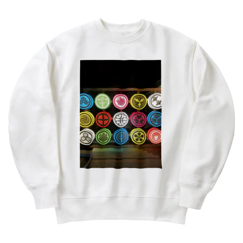 家紋カモンベイベー Heavyweight Crew Neck Sweatshirt