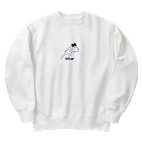 風泳ぎ Heavyweight Crew Neck Sweatshirt