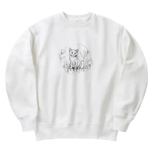 genesis_cat Heavyweight Crew Neck Sweatshirt