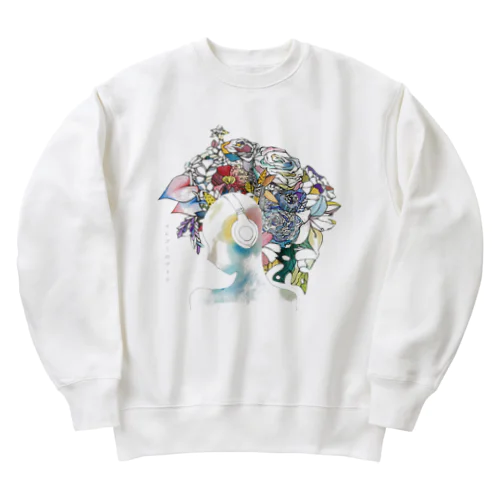 イロガミのブーケ Heavyweight Crew Neck Sweatshirt