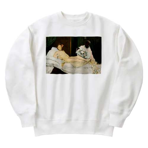 『オランピア』エドゥアール・マネ Heavyweight Crew Neck Sweatshirt