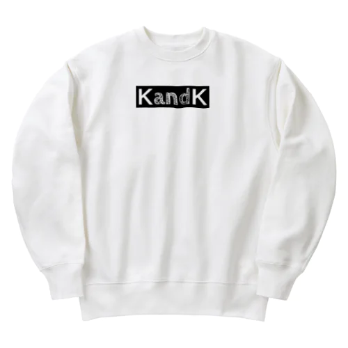 KandKロゴ Heavyweight Crew Neck Sweatshirt