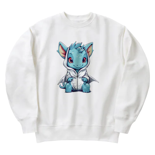 パーカーを着ているドラゴン Heavyweight Crew Neck Sweatshirt