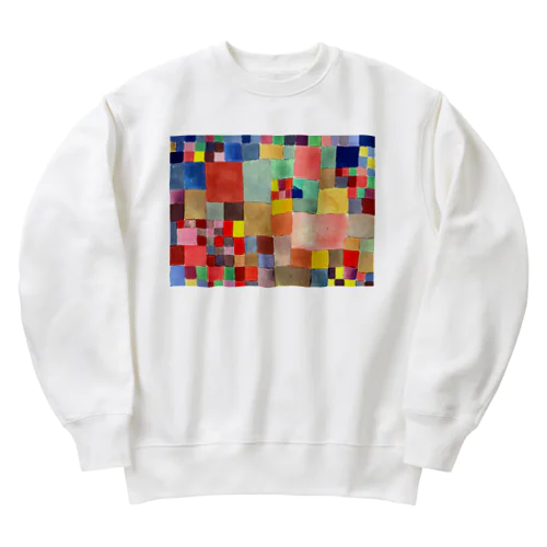 パウル・クレー「砂の上の植物」 Heavyweight Crew Neck Sweatshirt