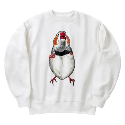 [森図鑑] 和風錦華鳥 Heavyweight Crew Neck Sweatshirt