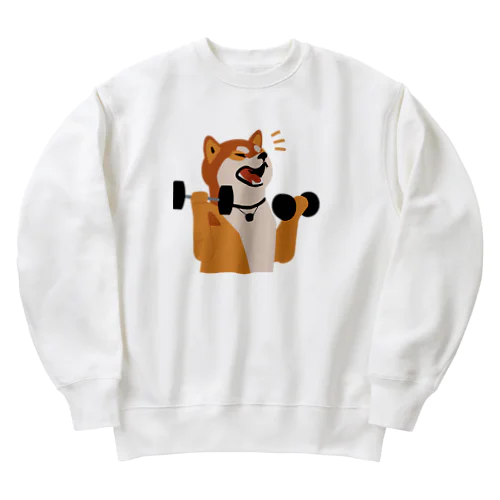 パンプアップ柴Hachi Heavyweight Crew Neck Sweatshirt