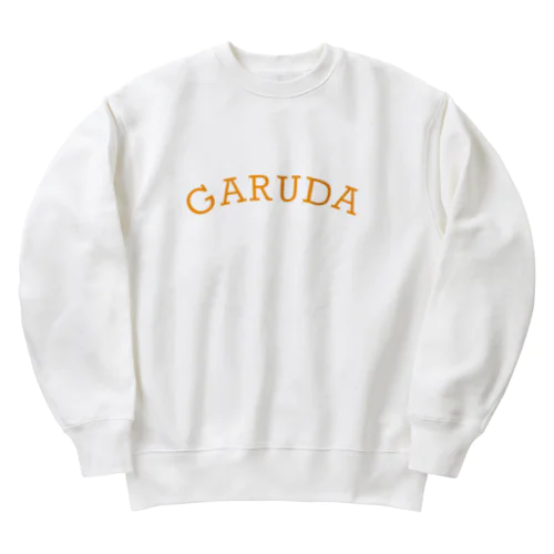 GARUDA(白) Heavyweight Crew Neck Sweatshirt