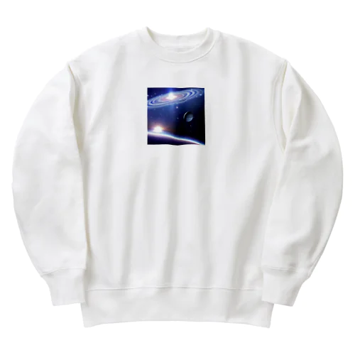 宇宙銀河 Heavyweight Crew Neck Sweatshirt