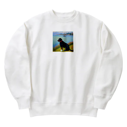 モネの犬 Heavyweight Crew Neck Sweatshirt