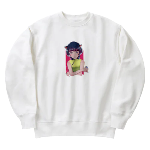 【令和之猫娘】 Heavyweight Crew Neck Sweatshirt