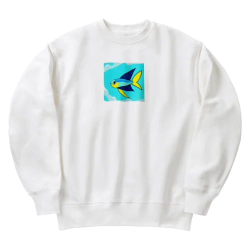 空飛ぶ魚 Heavyweight Crew Neck Sweatshirt