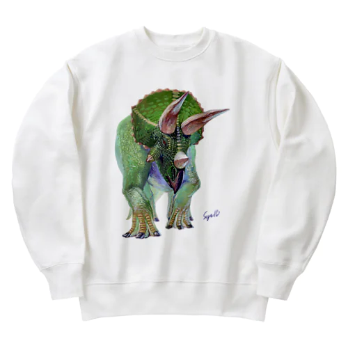 Triceratops Heavyweight Crew Neck Sweatshirt