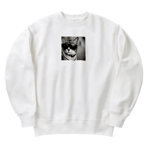 サングラスネコ Heavyweight Crew Neck Sweatshirt