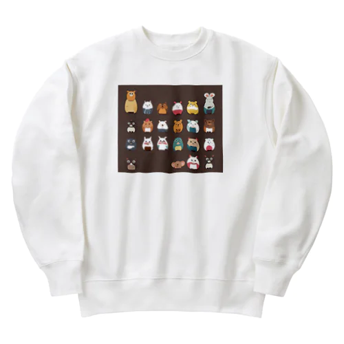 不思議アニマルズ2 Heavyweight Crew Neck Sweatshirt