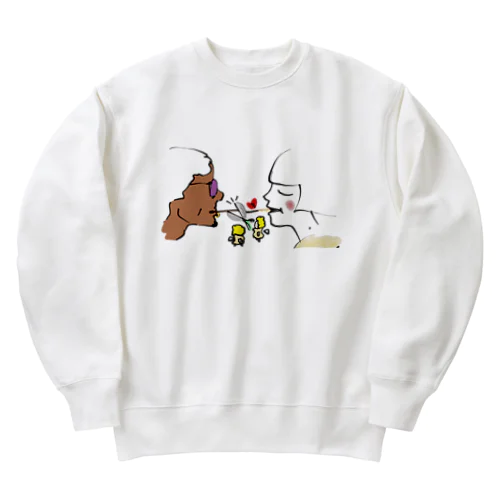 ポッキー阻止大作戦 Heavyweight Crew Neck Sweatshirt