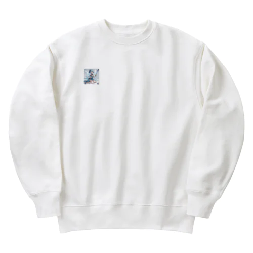 氷の妖精 Heavyweight Crew Neck Sweatshirt