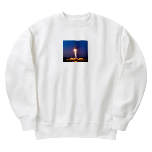 夕焼けのロケット Heavyweight Crew Neck Sweatshirt