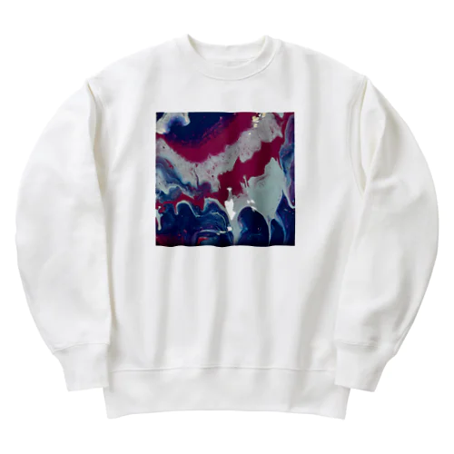 紫陽花 Heavyweight Crew Neck Sweatshirt