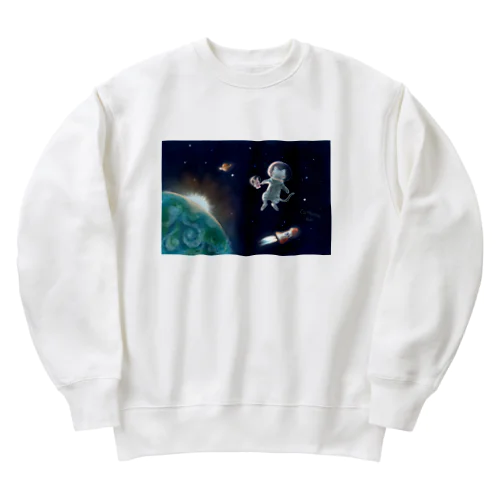 宇宙 Heavyweight Crew Neck Sweatshirt