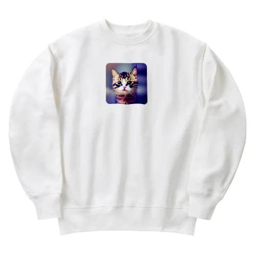 ノスタルジックねこ Heavyweight Crew Neck Sweatshirt