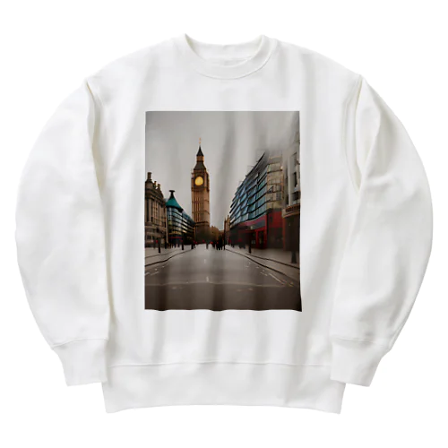 LONDON Heavyweight Crew Neck Sweatshirt