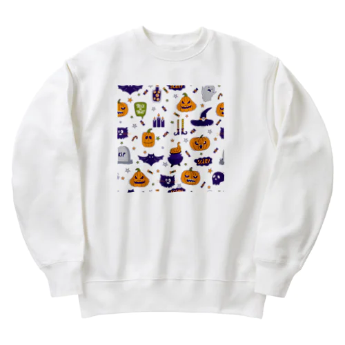 ハロウィンデコ Heavyweight Crew Neck Sweatshirt