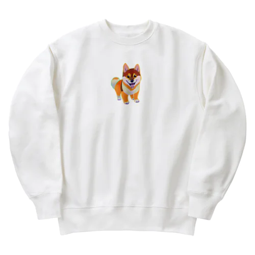 しば犬　ポチ公 Heavyweight Crew Neck Sweatshirt