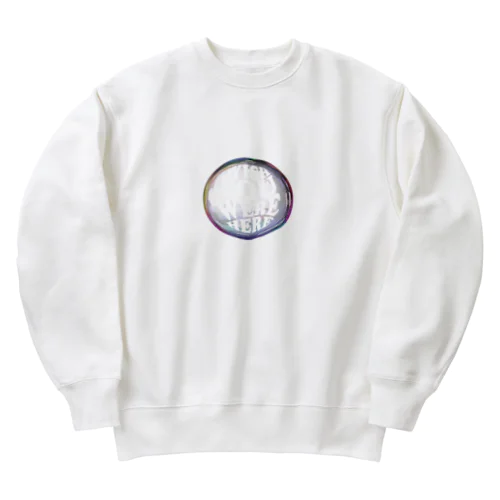 水晶玉のデザイン Heavyweight Crew Neck Sweatshirt