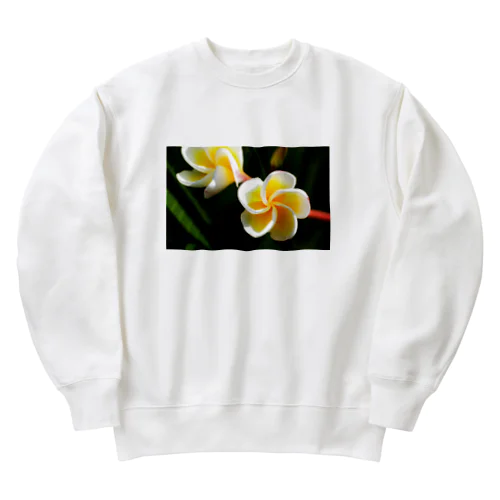 Flower of the Heart　プルメリア Heavyweight Crew Neck Sweatshirt