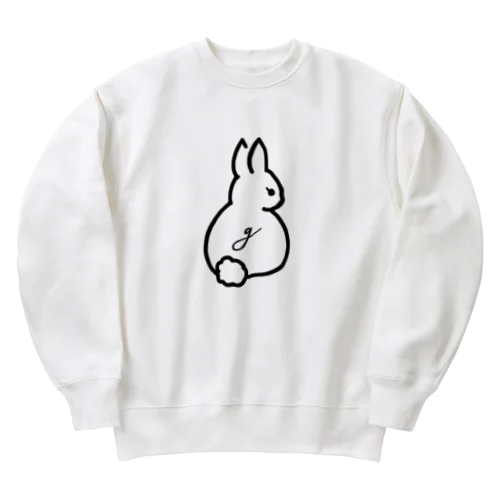 ロゴうさぎ Heavyweight Crew Neck Sweatshirt