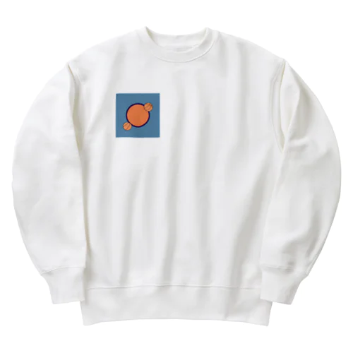 シンプルiscool!バスケボール Heavyweight Crew Neck Sweatshirt