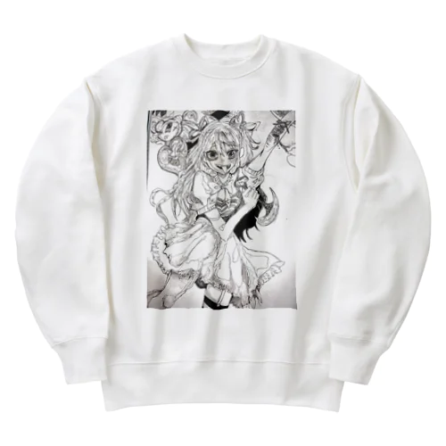 サイコアイドルちゃん Heavyweight Crew Neck Sweatshirt