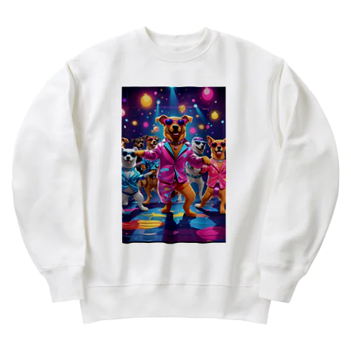 ドッグ・ダンシング・ディスコ Heavyweight Crew Neck Sweatshirt