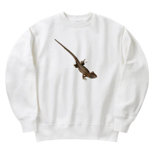 リアルカナヘビちゃん Heavyweight Crew Neck Sweatshirt