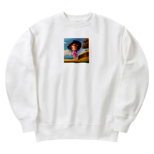 ハッピーガール Heavyweight Crew Neck Sweatshirt